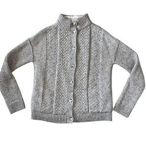 Carbon2Cobalt Women's Wool‎ Blend Multi Textured Knit Cardigan Sweater Size XS
